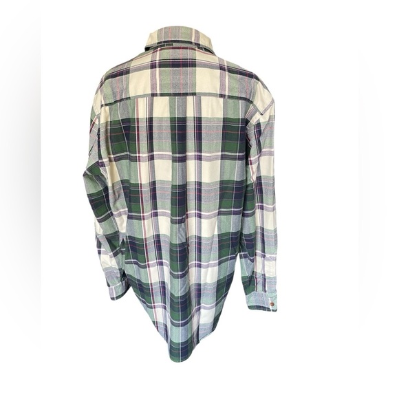 L.L. Bean Men’s Plaid Flannel Button Front Shirt, Size XXL, Outdoors, Utility - Picture 3 of 4